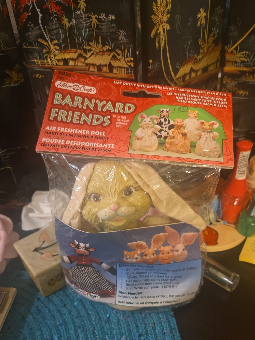 Barnyard Friends Yellow Bunny Air Freshener Doll by